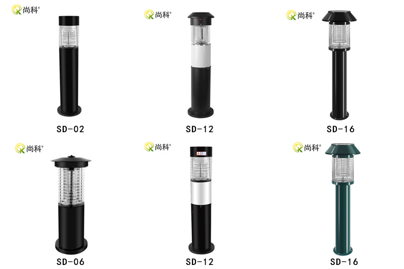 別墅花園庭院滅蚊方案：交流電滅蚊燈